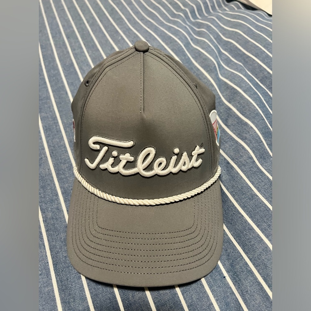 NWOT Grey Titleist Grey Northern California Rope Hat